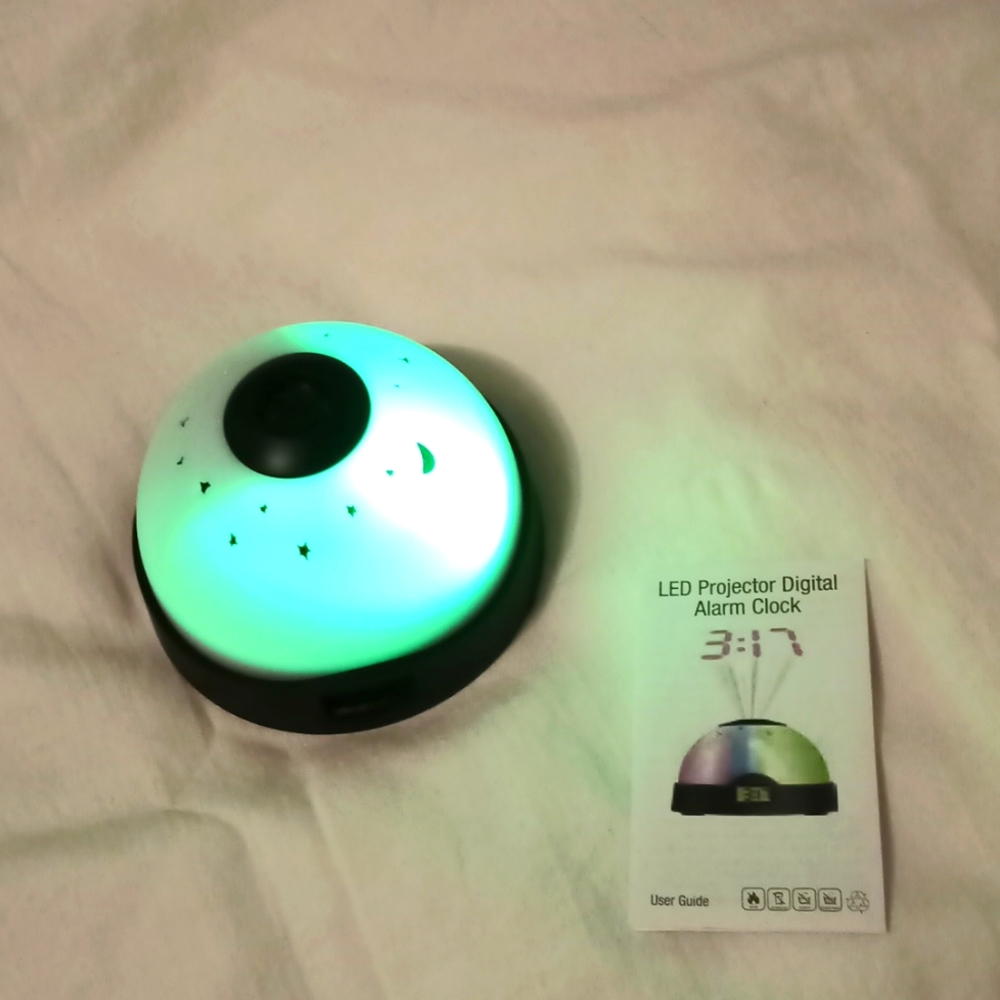 LED Projector Digital Alarm Clock